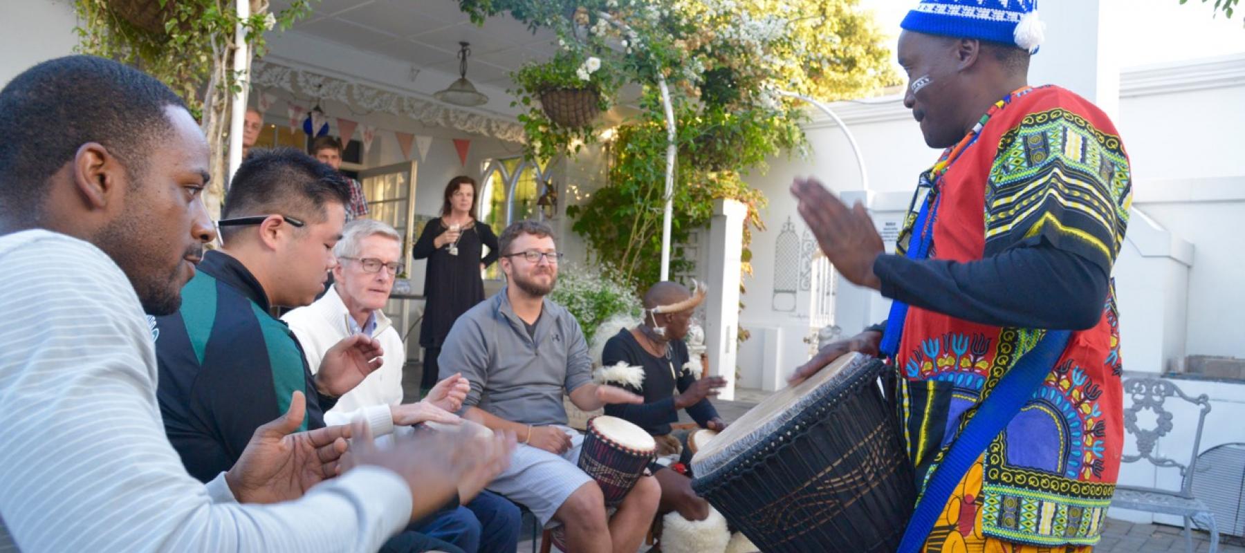 South Africa drumming